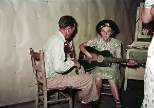 Sharecropper: Orchestra at square dance at the home of a sharecropper