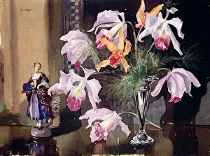 Figurines: Orchids and Figurine