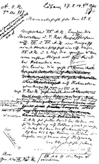 Drafted: Order to the army for the Battle of Tannenberg from 27 Augus