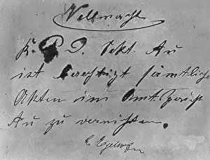 Existed: Order by Munich Town Major Rudolf Egelhofer