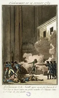 Bastille: Order to shoot the citizens who entered the Bastille