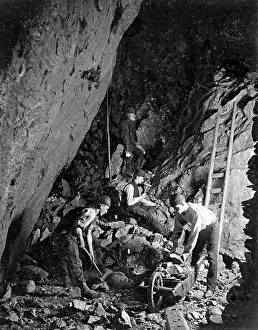 Goslar: Ore mining in the Harz, 1899