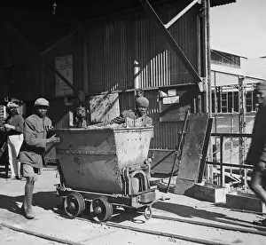 Mandated: Ore mine in South Africa, 1938