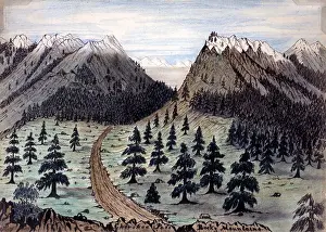 Jenks: The Oregon Trail. Cherokee Pass, Rocky Mountains. ?