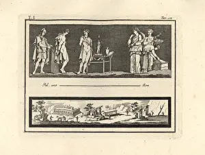 Orestes: Orestes and Pylades with hands tied behind their backs