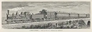 Countryfolk: Orient Express train in a rural setting