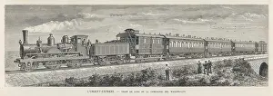 Countryfolk: Orient Express train in a rural setting