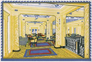 Orient Line steamship interior