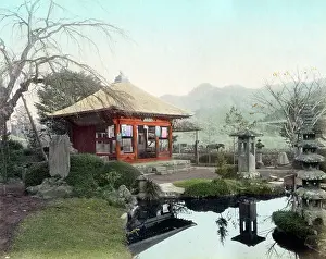 Oriental garden in Japan