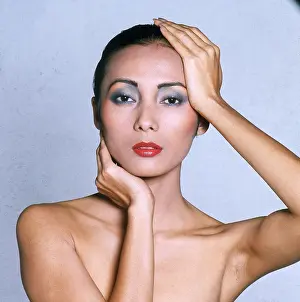 Akehurst: Oriental model posing, c. 1980