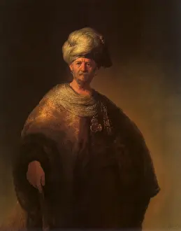 1632: Oriental Nobleman, by Rembrandt