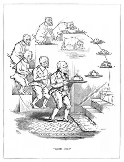 Salver: Origin Species, CH Bennett, Dog - Servant