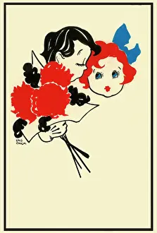 The Iris Chick Collection: Original Artwork - Design for a romantic card