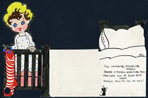 Banister: Original Artwork - Fold-out Christmas card