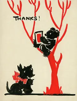 The Iris Chick Collection: Original Artwork - Thank you card design