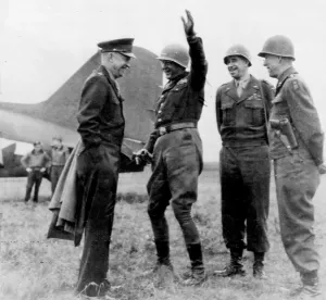 Impromptu: Original caption: Three U.S. Army field ?