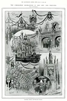 Coronations: Original date for Coronation, decorations in London 1902