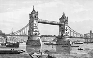Bascule: Original Design for the New Tower Bridge, London