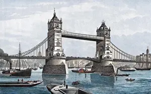 Bascule: Original Design for the New Tower Bridge, London