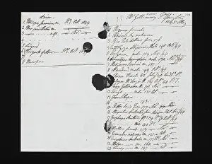 1812 1845: Original manuscript by the 13th Earl of Derby