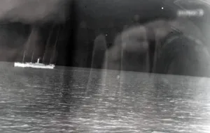 Birma: Original negative of SS Birma taken from on board Carpathia