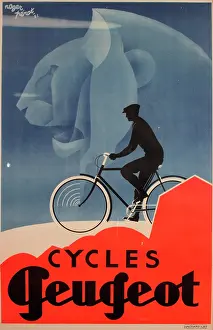 Peugeot: Original Poster for Peugeot Cycles