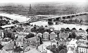 Holt’s Battlefields Collection: The original road bridge over the River Rhine, Arnhem