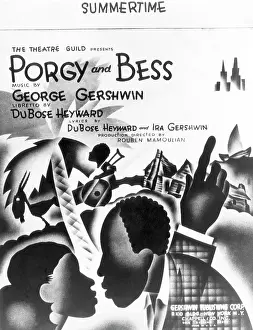 Gershwin: Original sheet music cover for Summertime ?