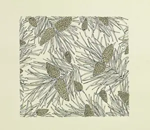 Wrap: Original Textile design by Tanya Atkinson - cones
