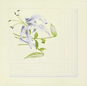 Wrap: Original Textile design by Tanya Atkinson - flower