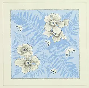 Wallpapers: Original Textile design by Tanya Atkinson - flowers