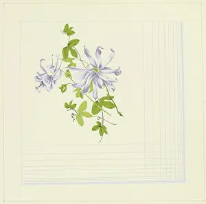 Wrap: Original Textile design by Tanya Atkinson - flowers