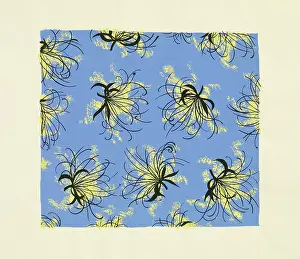Wrap: Original Textile design by Tanya Atkinson - flowers