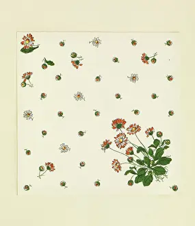 Wrap: Original Textile design by Tanya Atkinson - flowers
