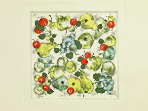 Pears: Original Textile design by Tanya Atkinson - fruit