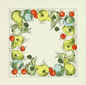 Wrap: Original Textile design by Tanya Atkinson - fruit