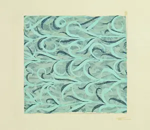 Curled: Original Textile design by Tanya Atkinson - leaves
