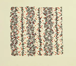Spots: Original Textile design by Tanya Atkinson - leaves
