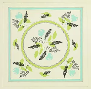 Wallpapers: Original Textile design by Tanya Atkinson - leaves