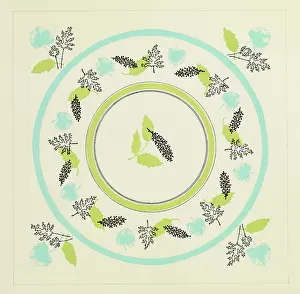 Wallpapers: Original Textile design by Tanya Atkinson - leaves