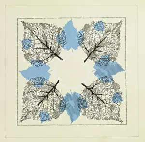 Wallpapers: Original Textile design by Tanya Atkinson - leaves