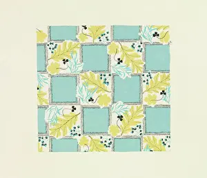 Wrap: Original Textile design by Tanya Atkinson - leaves