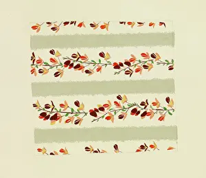 Wrap: Original Textile design by Tanya Atkinson - leaves