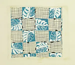 Wrap: Original Textile design by Tanya Atkinson - leaves