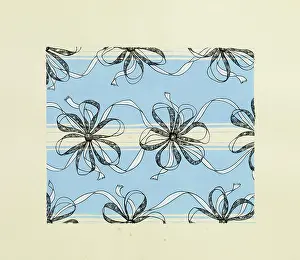Bows: Original Textile design by Tanya Atkinson - ribbons