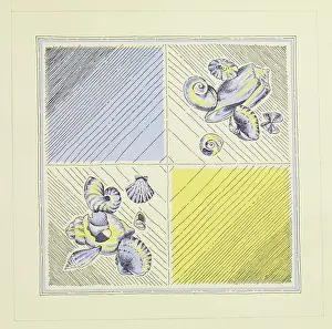 Wrap: Original Textile design by Tanya Atkinson - shells