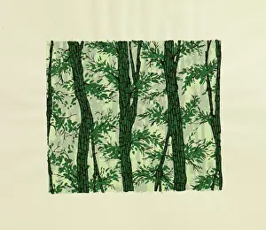 Wallpapers: Original Textile design by Tanya Atkinson - trees