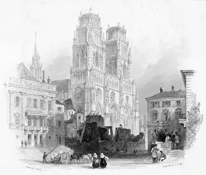 Rebuilding: ORLEANS CATHEDRAL/1830S
