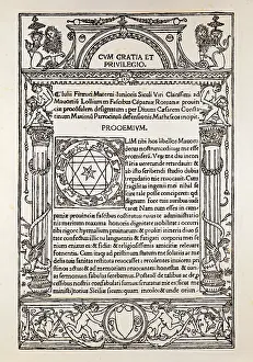 Occultism: Ornament page with Hexagram