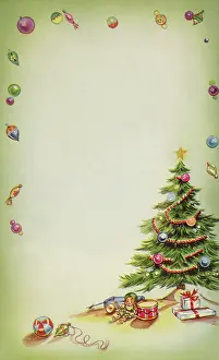 Corners: Ornament and Tree Border